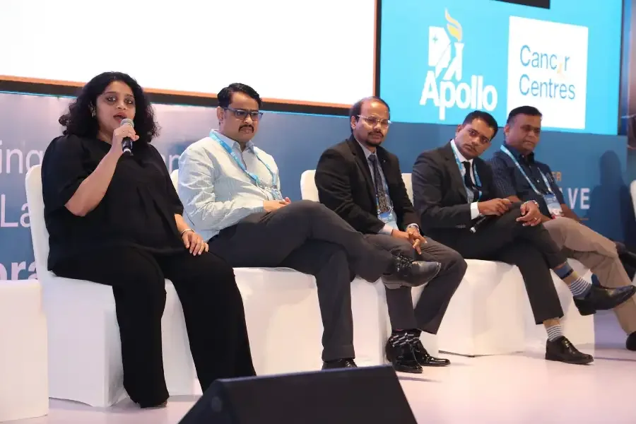 Faculty panel discussion at the Apollo Cancer Conclave